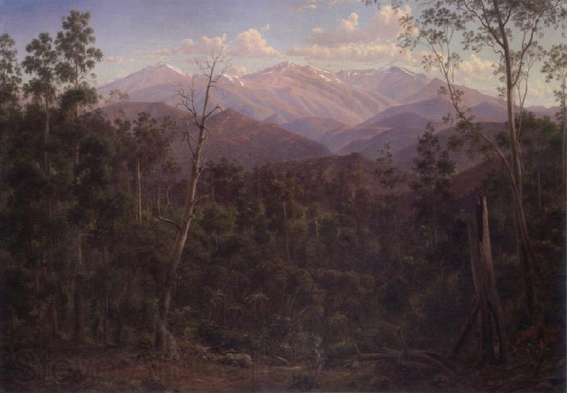 Eugene Guerard Mount Kosciusko,seen from the Victorian border France oil painting art